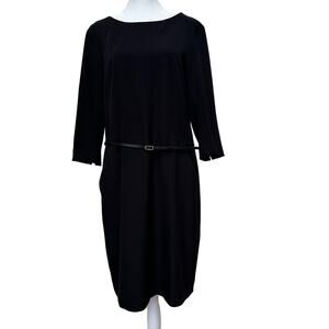M.M. LaFleur Black Sheath Dress - Size 14